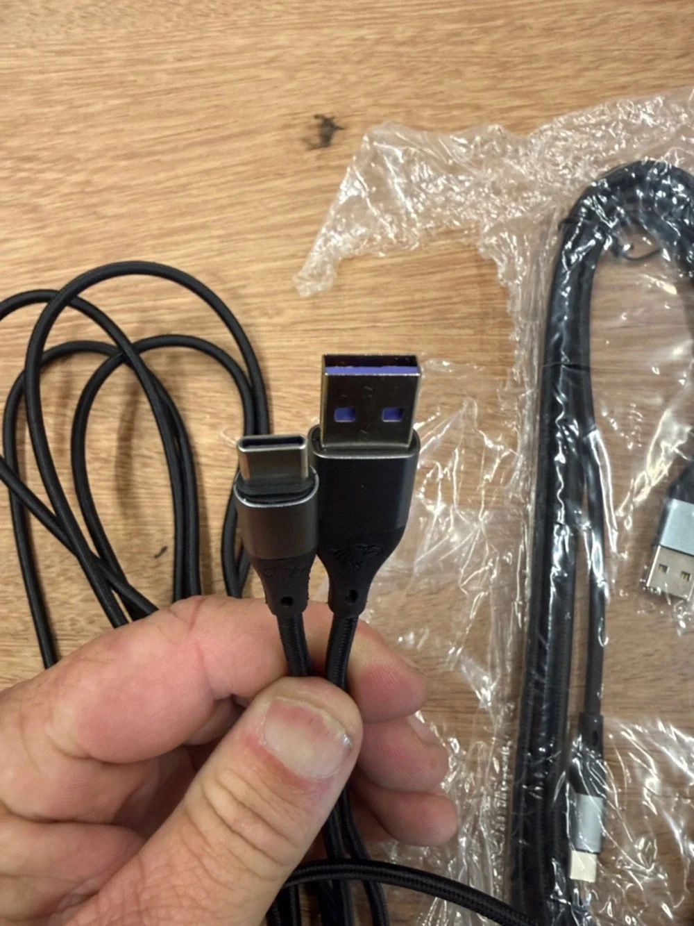 Universal Black Braided USB-A to USB-C Charging Cables - 3 Pack 10 feet